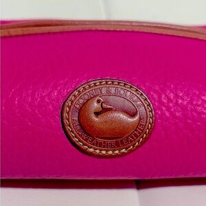 “Dooney & Bourke” Vintage, Custom Color-Block “All-Weather Leather, Micro XBody”